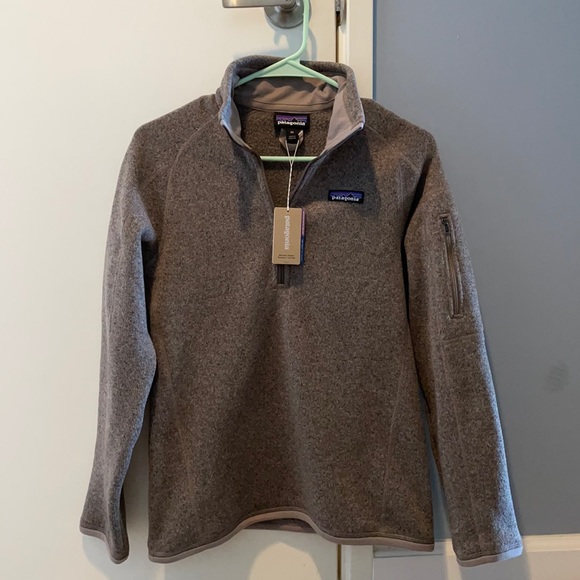 Patagonia NWT Better Sweater 1/4 Zip Taupe